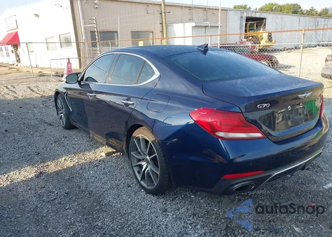 2019 Genesis G70 Prestige/Sport/Dynamic/Design Edition from USA, damaged, VIN KMTG34LE3KU024830